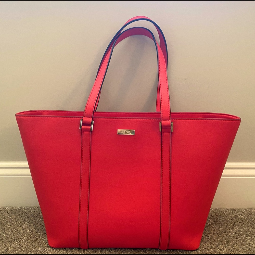 Large pink Kate spade purse, barely used.
